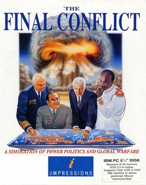 The Final Conflict DOS front cover