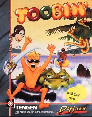 Toobin' DOS front cover