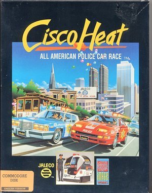 Cisco Heat: All American Police Car Race DOS front cover