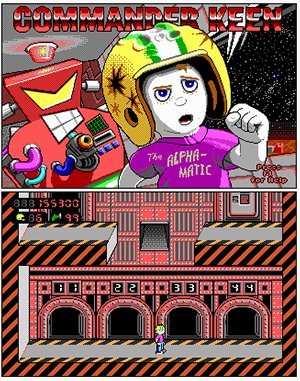 Commander Keen: The Alphamatic DOS front cover