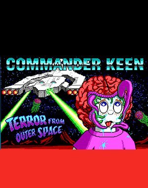 Commander Keen The Terror from Outer Space DOS front cover