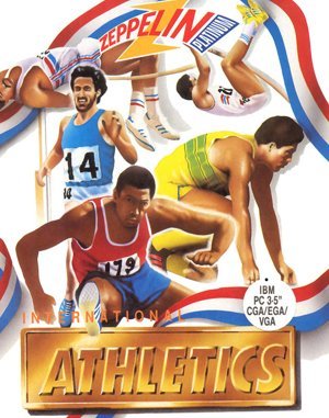 International Athletics DOS front cover