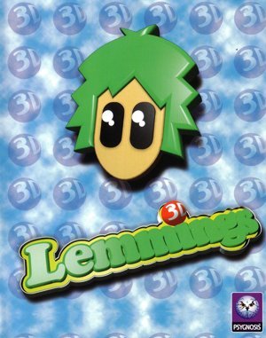 Lemmings 3D DOS front cover