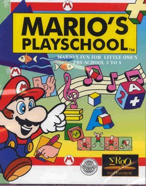 Mario's Early Years: Preschool Fun DOS front cover