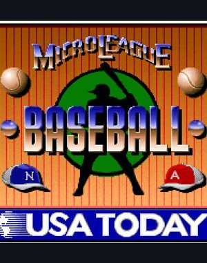 MicroLeague Baseball IV DOS front cover