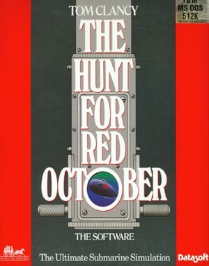 The Hunt for Red October DOS front cover