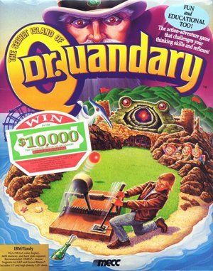 The Secret Island of Dr. Quandary DOS front cover