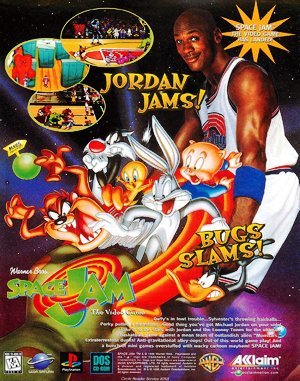 Space Jam DOS front cover