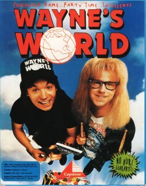 Wayne's World DOS front cover