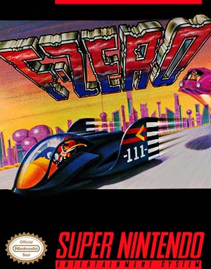 F-Zero SNES front cover