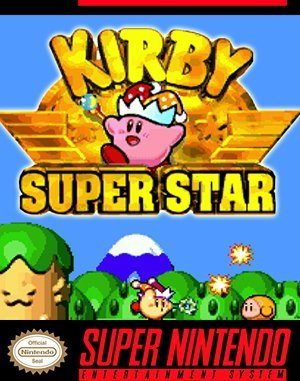 Kirby Super Star SNES front cover