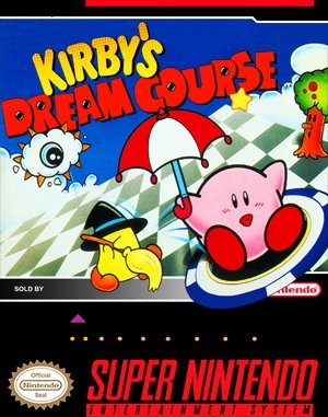 Kirby's Dream Course SNES front cover