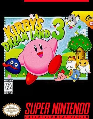 Kirby's Dream Land 3 SNES front cover