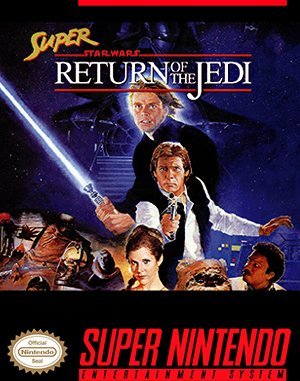 Super Star Wars: Return of the Jedi SNES front cover