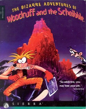 The Bizarre Adventures of Woodruff and the Schnibble DOS front cover