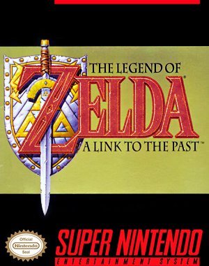 The Legend of Zelda: A Link to the Past SNES front cover