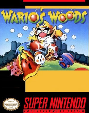 Wario's Woods SNES front cover
