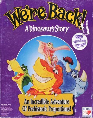 We're Back!: A Dinosaur's Story DOS front cover