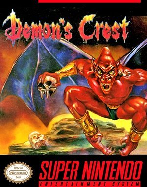 Demon's Crest SNES front cover