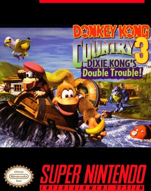 Donkey Kong Country 3: Dixie Kong's Double Trouble! SNES front cover