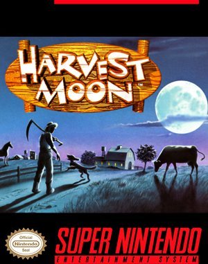 Harvest Moon SNES front cover