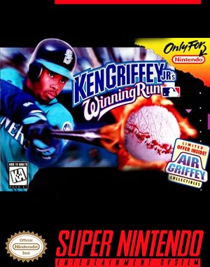 Ken Griffey Jr.'s Winning Run SNES front cover