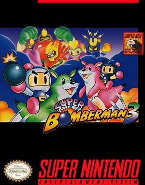 Super Bomberman 3 SNES front cover