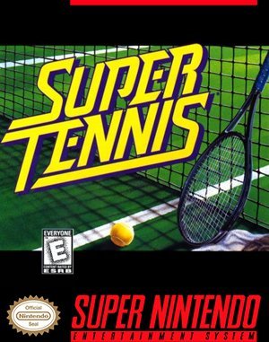 Super Tennis SNES front cover