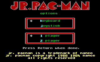 Play Arcade Jr. Pac-Man (speedup hack) Online in your browser 